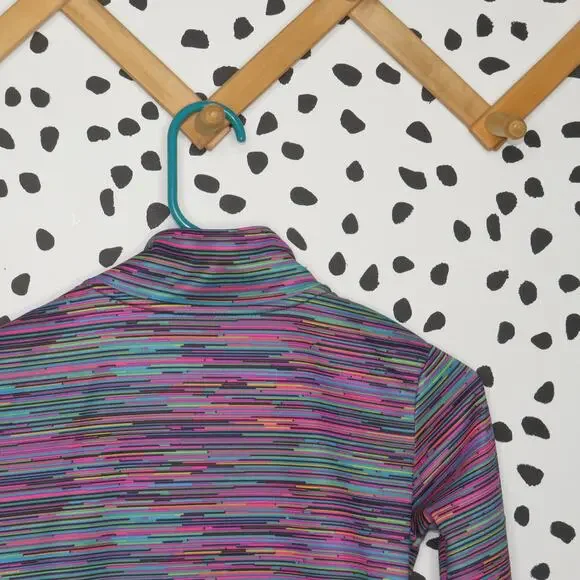 C9 Champion Multicolor Ruched Girls Full Zip Up Jacket - Picture 4 of 7